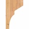 Ekena Millwork Monterey Smooth Corbel, Western Red Cedar, 3 1/2"W x 12"D x 20"H COR04X12X20MON00SWR - alternate 2